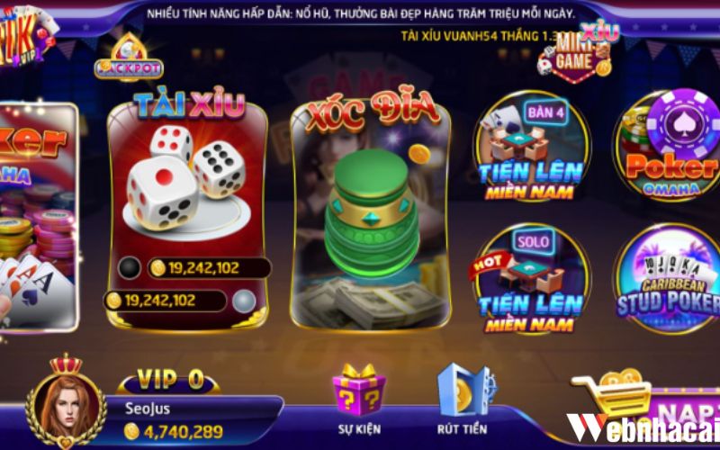 Minigame tại MIX79 cực kỳ hấp dẫn